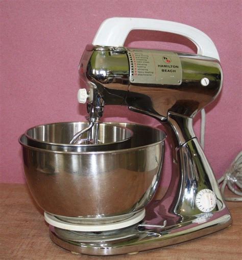 Vintage hamilton beach mixer - Jan 31, 2024 ... Vintage Hamilton Beach mixer - complete with 2 bowl and beaters. This machine is in excellent condition based on age. Asking $35.00.